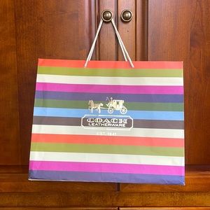 (3) Coach Shopping Bags from 65th anniversary